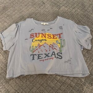 Sunset Canyon Texas Graphic Tee